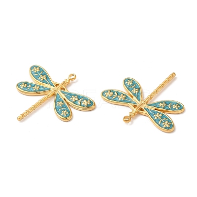 304 Stainless Steel Enamel Pendants STAS-K256-06G-03-1