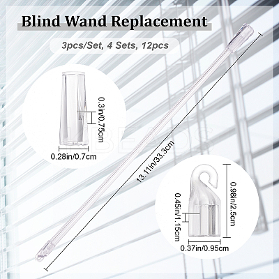 15Pcs Vertical Blind Repair Vane Savers FIND-CP0001-11-1