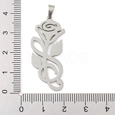 Non-Tarnish 304 Stainless Steel Pendants STAS-Z076-15P-1