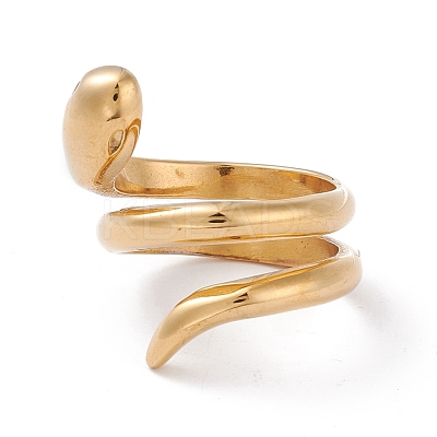 Ion Plating(IP) 304 Stainless Steel Finger Rings RJEW-E157-24G-1