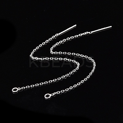 925 Sterling Silver Ear Stud Findings X-STER-I014-04S-1