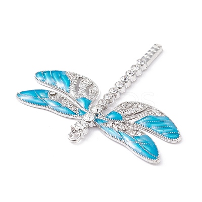 Alloy Enamel Dragonfly Big Pendants X-ENAM-L034-10P-1