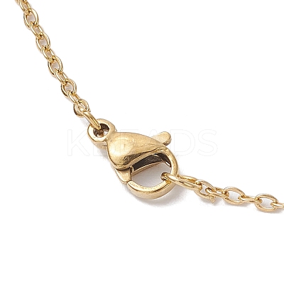Glass & Glass Pearl Beads Pendants Necklaces for Women NJEW-MZ00106-05-1