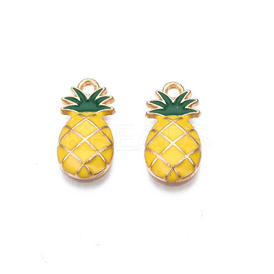 Alloy Enamel Pendants ENAM-S130-22-1