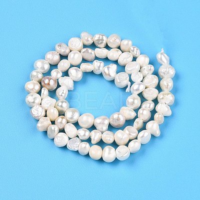 Natural Cultured Freshwater Pearl Beads Strands LS-PEAR-N014-03C-1