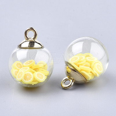 Glass Ball Pendants X-GLAA-T003-01D-1