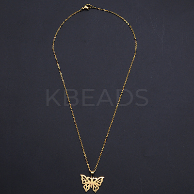201 Stainless Steel Pendants Necklaces LS-NJEW-S105-JN709-45-2-1