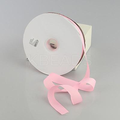 Breast Cancer Pink Awareness Ribbon Making Materials Grosgrain Ribbon SRIB-D004-16mm-123-1
