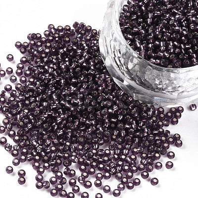 11/0 Grade A Transparent Glass Seed Beads X-SEED-Q007-F41-1