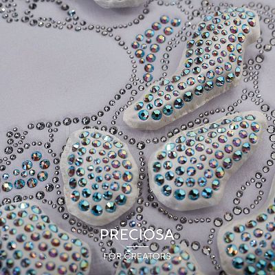 Preciosa® MAXIMA Crystal No Hotfix Flatback Stones Y-PRC-NSS8-40010-200-1