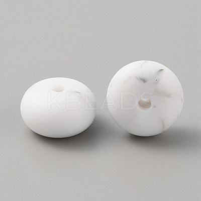 Rondelle Food Grade Eco-Friendly Silicone Beads SIL-TAC0010-04D-1