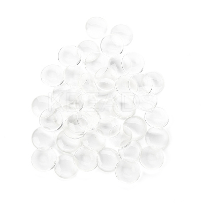 Transparent Glass Cabochons GGLA-YW0001-06B-1