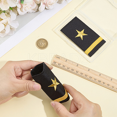 1 Pair Polyester Sailor Epaulettes DIY-BC0017-21A-1