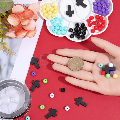 DIY Stretch Bracelet Making Kit DIY-SC0022-40-1
