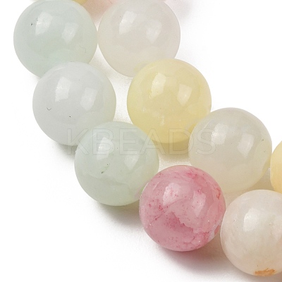 Natural Green Jade Beads Strands G-G757-03-12mm-1