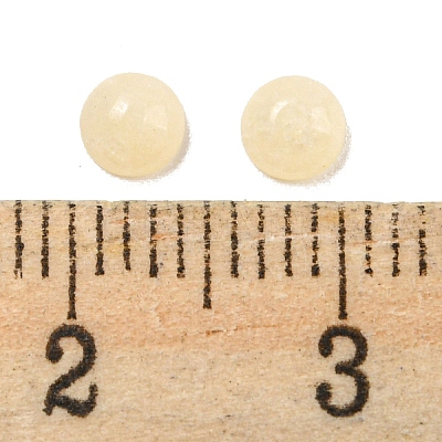 Natural White Jade Dyed Cabochons G-H309-03-24-1