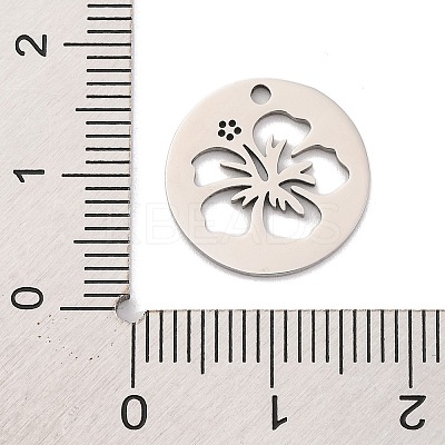 Non-Tarnish 201 Stainless Steel Charms STAS-U016-02P-1