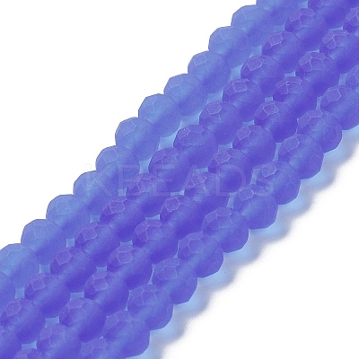 Transparent Glass Beads Strands X-EGLA-A034-T10mm-MD31-1