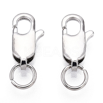 Grade AAA Brass Lobster Claw Clasps KK-O093-32P-NR-1