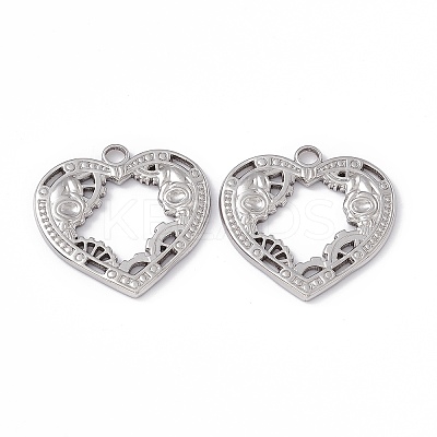 Non-Tarnish 304 Stainless Steel Pendants STAS-B031-02P-1