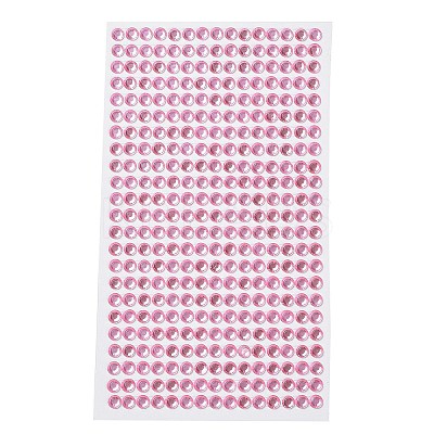 Self Adhesive Acrylic Rhinestone Stickers STIC-PW0012-01E-1