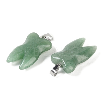 Natural Green Aventurine Pendants G-G115-01A-1
