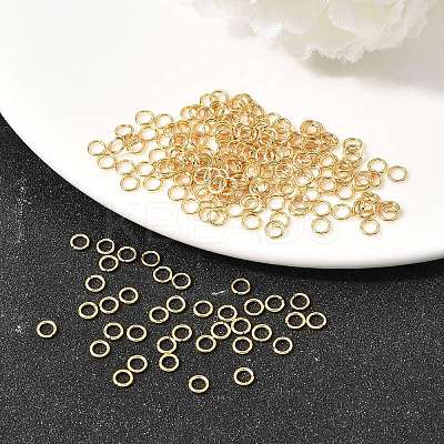 SHEGRACE Brass Open Jump Rings XGR0078G-12G-1