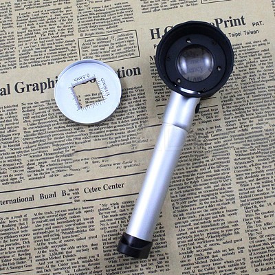 Metal Handheld Magnifier AJEW-L073-11-1