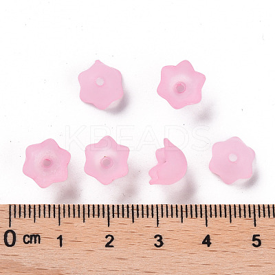 Transparent Acrylic Beads Caps PL543-4-1