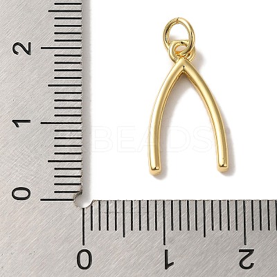 Rack Plating Brass Micro Pave Cubic  Zirconia Pendant KK-U027-14G-1