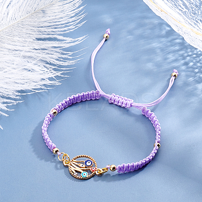 Braided Nylon Bracelet Making AJEW-PH0001-18-1