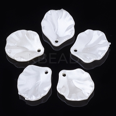 ABS Plastic Imitation Pearl Pendants OACR-S020-13-1