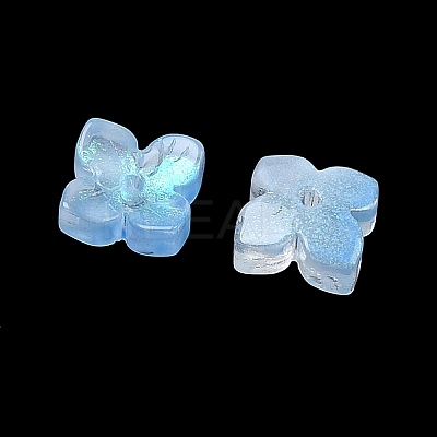 Dyed & Heated Glass Bead Caps GLAA-Z019-01J-1