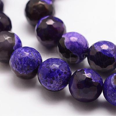 Natural Fire Crackle Agate Bead Strands G-K166-06F-10mm-03-1