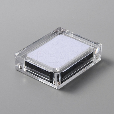 Transparent Plastic Jewelry Display Stands ODIS-WH0029-37-1