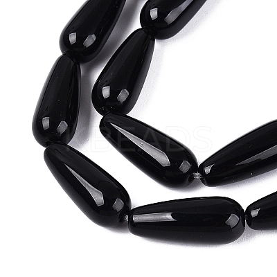 Opaque Glass Beads Strands GLAA-Q113-03A-C06-1