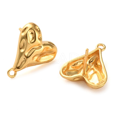 925 Sterling Silver Stud Earrings Findings STER-K176-23G-1