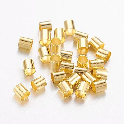 Brass Crimp Beads LS-KK-L017-G-1