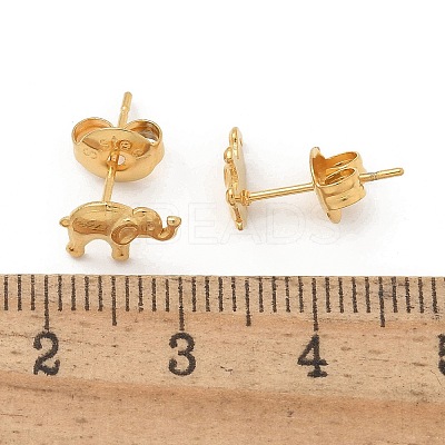 304 Stainless Steel Stud Earrings for Women STAS-Z117-15G-04-1