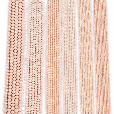 Electroplate Glass Beads Strands LS-EGLA-A044-P6mm-A05-1
