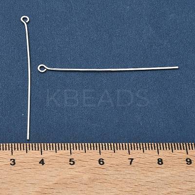 50MM Silver Color Plated Brass Eye Pins X-EPC5.0cm-S-1