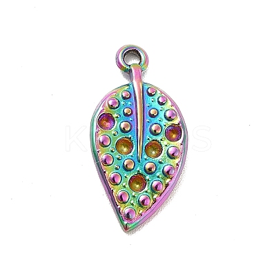 Ion Plating(IP) 304 Stainless Steel Pendant Rhinestone Settings STAS-F282-08MC-1