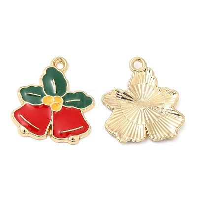 Christmas Alloy Enamel Pendants FIND-C037-02A-G-1