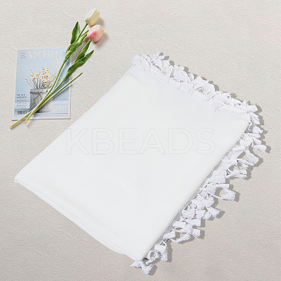 Polycotton Chiffon Skirt Accessories AJEW-WH20077-044C-1