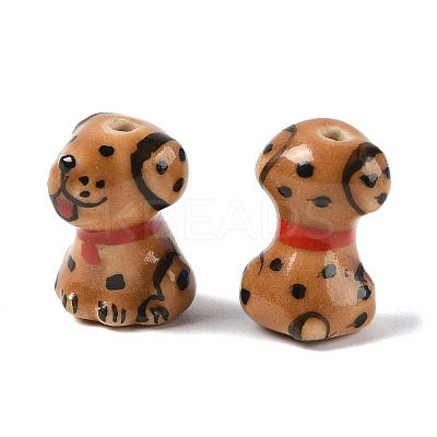 Hand-Painted Porcelain Beads LS-PORC-R001-01A-1