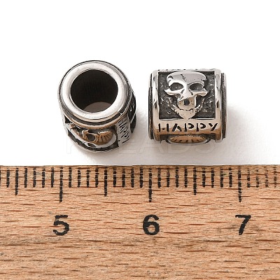 316 Surgical Stainless Steel European Beads SA-CBA7555-01AS-04-1