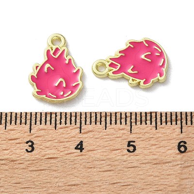 Fruit Alloy Enamel Charms PALLOY-S058-01LG-06-1