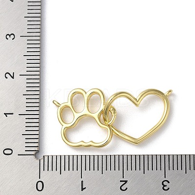 Rack Plating Brass Pendants KK-P245-04G-1