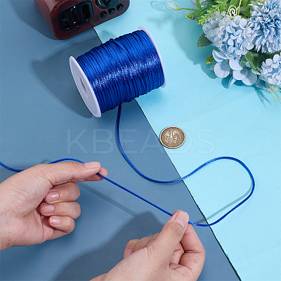 Round Polyester Cords Macrame Thread OCOR-WH0105-038C-1