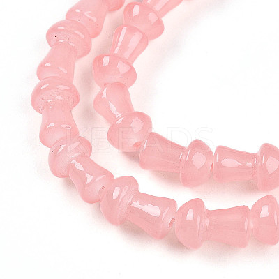 Baking Paint Glass Beads Strands DGLA-N007-01C-1